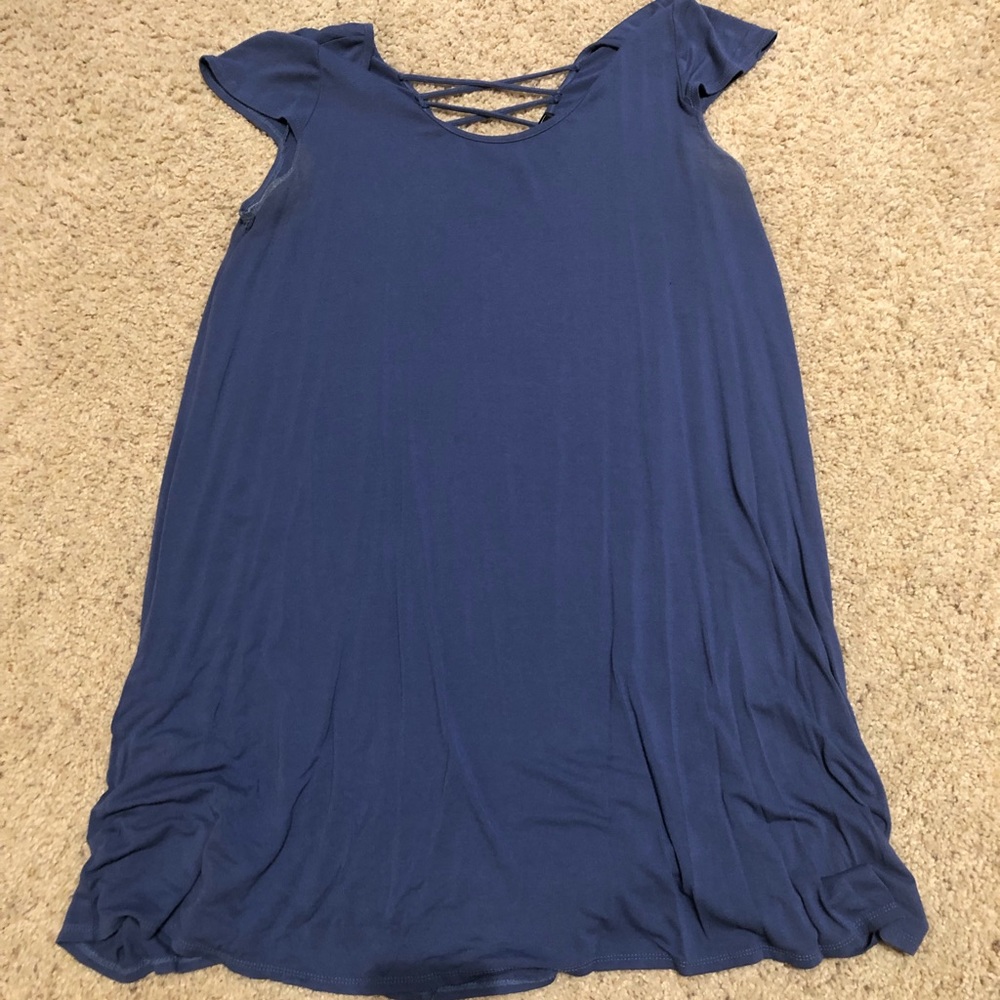 Blue dress